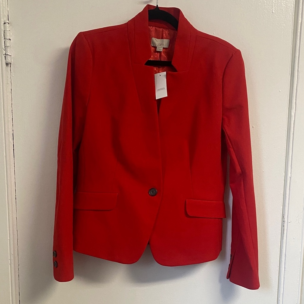 LOFT Vibrant Red Women's Blazer